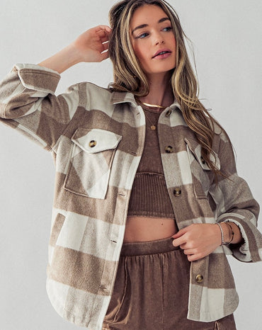 The Amy Plaid Shacket