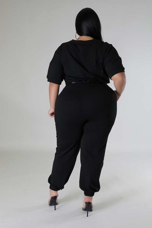 The It’s a Vibe Plus Size Pants Set