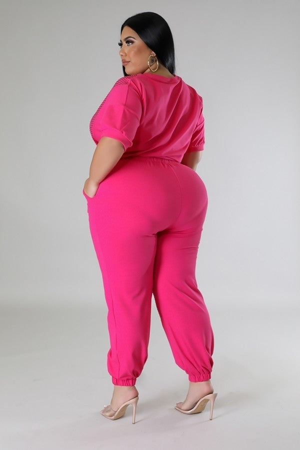 The It’s a Vibe Plus Size Pants Set