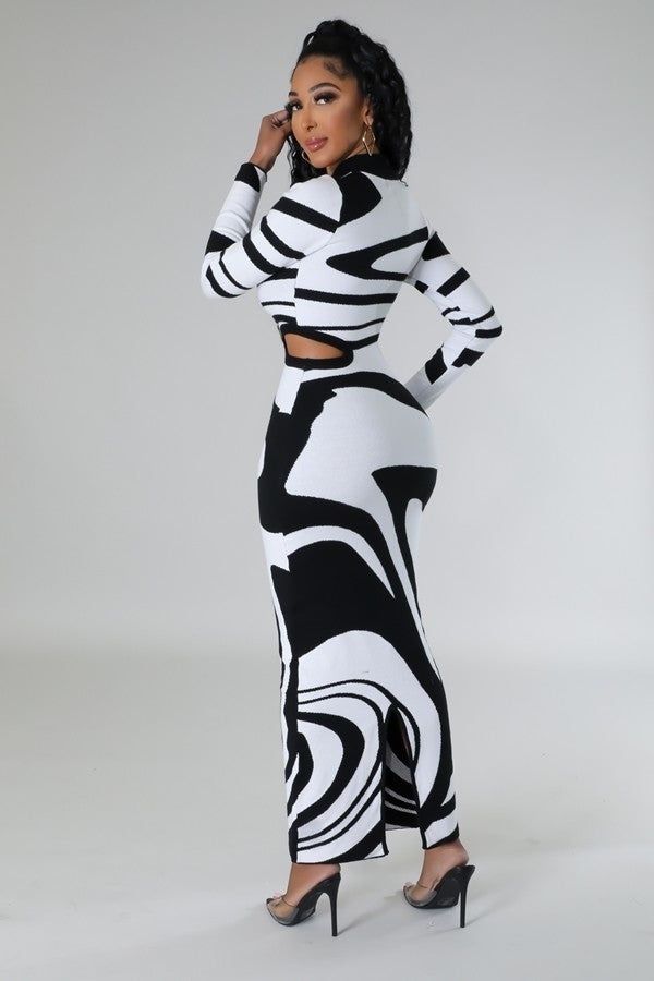 The Swirl all Day Cutout Dress