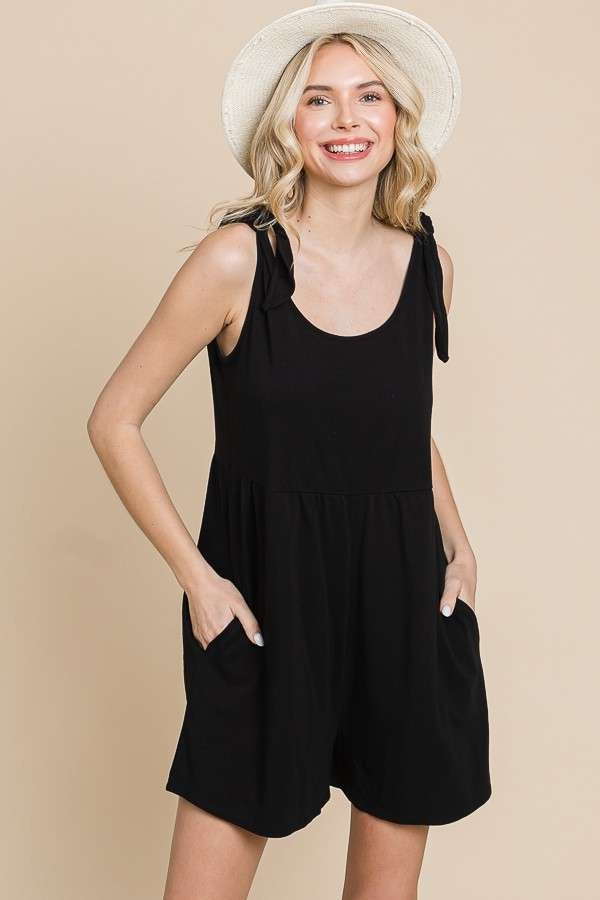 The Brooke Knot Baggy Romper