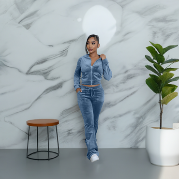 The Angel Velour Pant Set