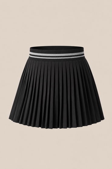 The Varsity Stripes Pleated Mini Skirt
