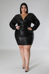 The Royal Plus Size Sequin Dress