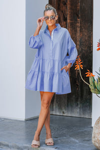 The Carisa Oversized Mini Dress
