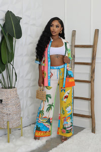 The Sunset Paradise  Pant Set